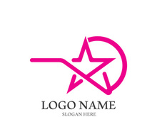 Star icon template vector illustration design