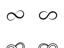 Infinity logo and symbol Design Vector