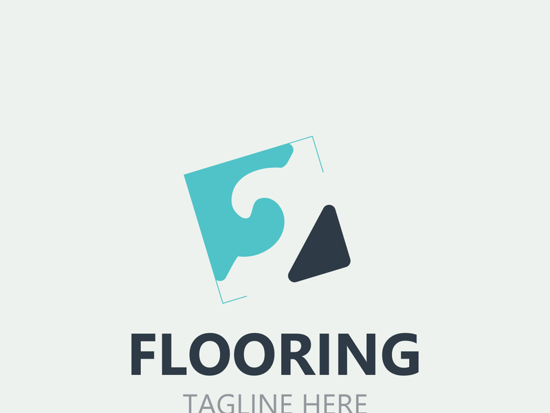 Elegant Tile Flooring Logo Design business store building Template