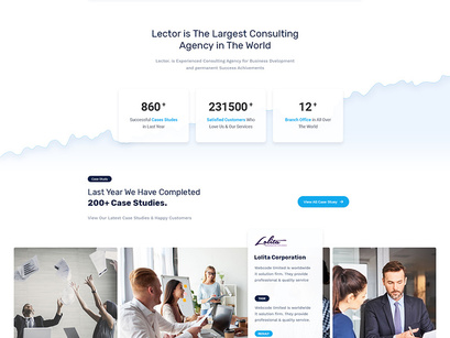 Business Consulting PSD Template