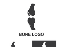Orthopedic bone logo design.