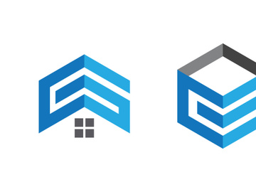 Home industrial Property concept icon logo illustration preview picture