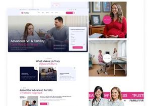 Fertilia - IVF & Fertility Clinic Figma Template