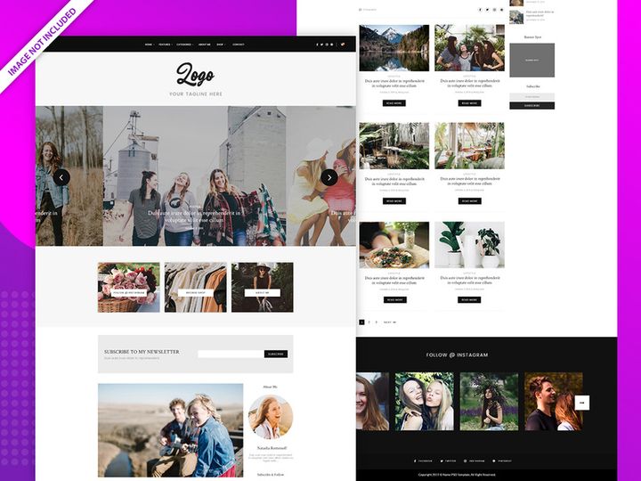 Personal blog template