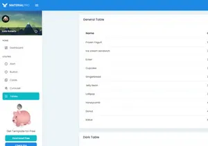 MaterialPro Free Vuetify Admin Dashboard Template