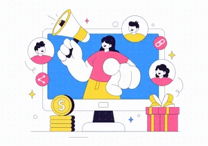 10 Refer a Friend Illustration