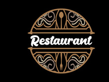 Restaurant Logo, Vintage Retro Business Typography Design