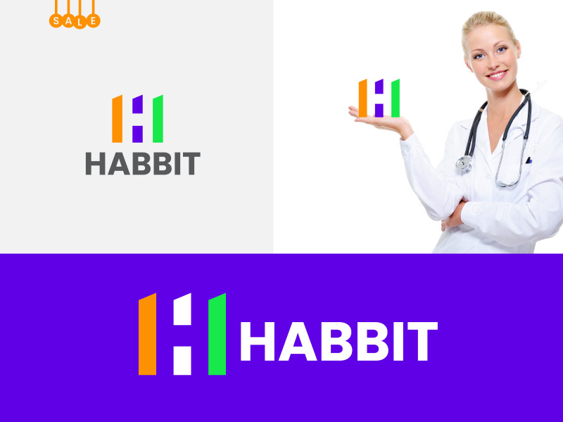 H logo - H letter logo - Medical logo