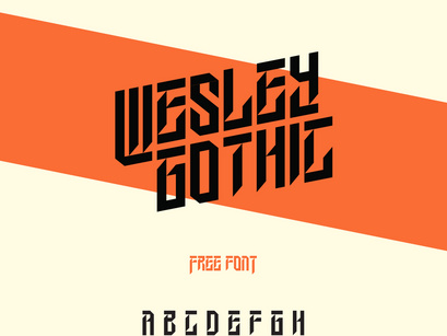 Wesley Gothic | Free Font