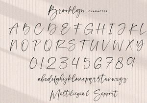 Brooklyn - Handwritten Font