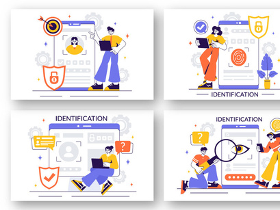 12 Identity Document Illustration