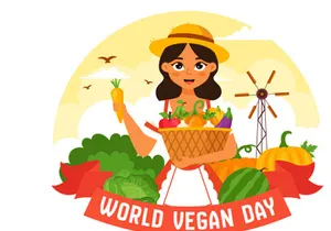 10 World Vegan Day Illustration