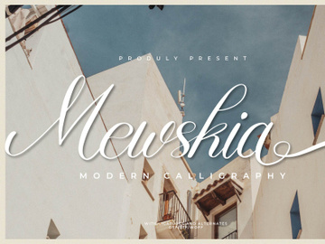 Mewskia | Modern Calligraphy Font preview picture