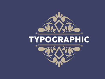 Vector Decorative Vintage Typography Ornament Elements, Greeting Card Design preview picture