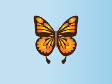 Butterfly logo design preview picture