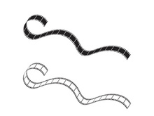 Abstract film icon vector illustration