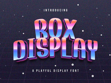 Rox Display - Playful Display Font preview picture