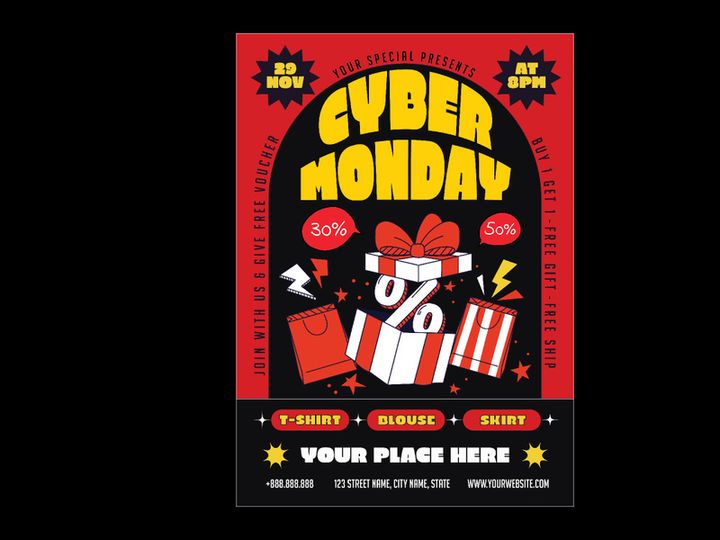 Cyber Monday Flyer