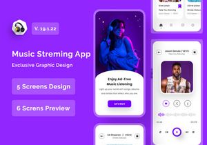 Music Streaming App Design