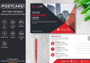 Corporate Postcard Design Template