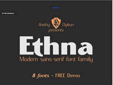 ETHNA FONT FAMILY preview picture