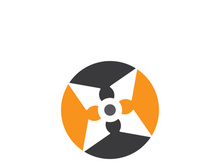 ninja weapons vector logo