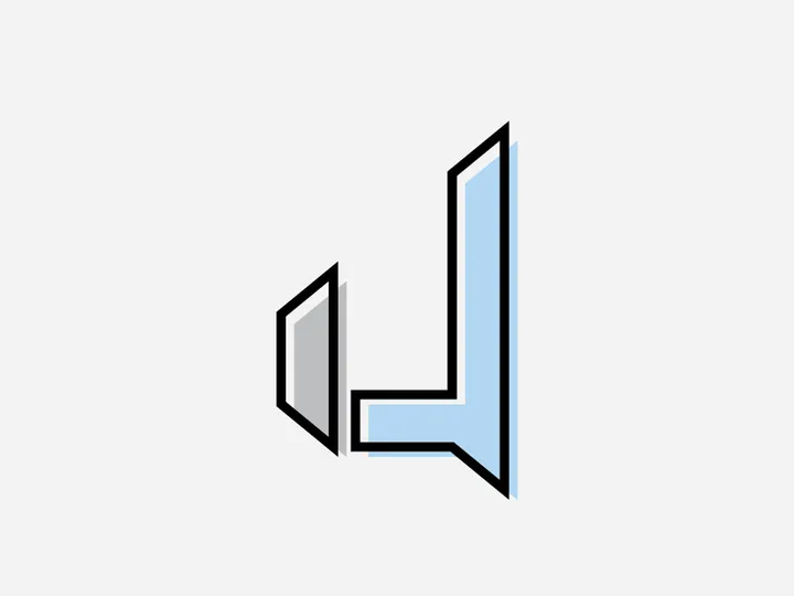 U letter logo alphabet design icon for company