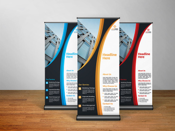 Roll Up Banner Design Template preview picture