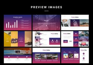 UNICORN Startup Pitch Deck Template