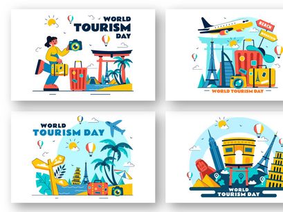 10 World Tourism Day Illustration