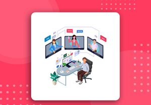Work From Home - Landing Page Illustration
