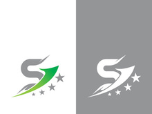 Business corporate S letter logo design vector