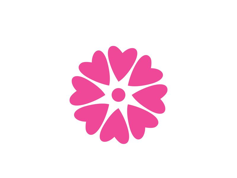 Flower icon design illustration