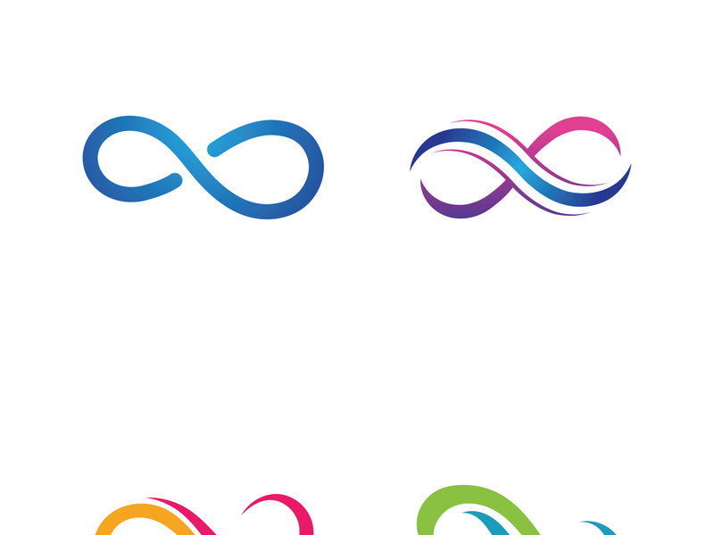 Infinity Design Vector icon illustration Logo template design