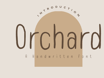 Orchard - Handwritten Fon preview picture