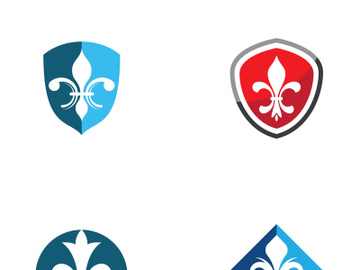 Fleur de lis vector icon design preview picture