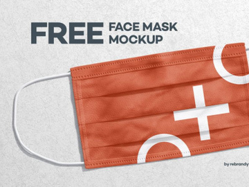 Free Face Mask Mockup preview picture