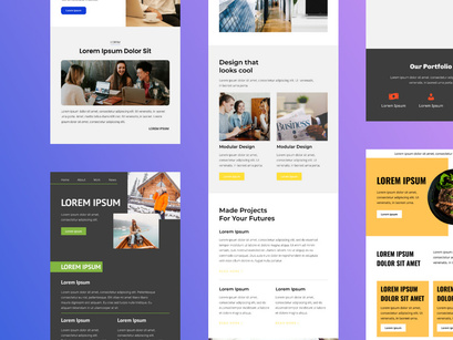 Daveu Email Newsletter Templates Figma