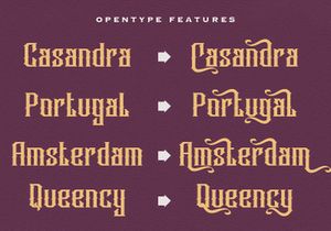 Ambrosia - Blackletter Decorative Font