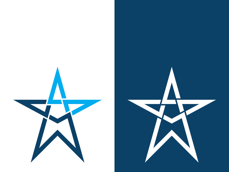 Star icon template vector illustration design