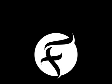 F logo and symbol vector icon app preview picture