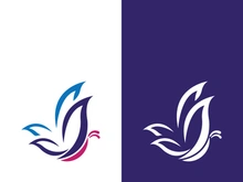 Beauty butterfly vector icon design