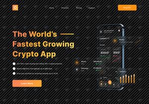 Crypto Landing Page - Cripty
