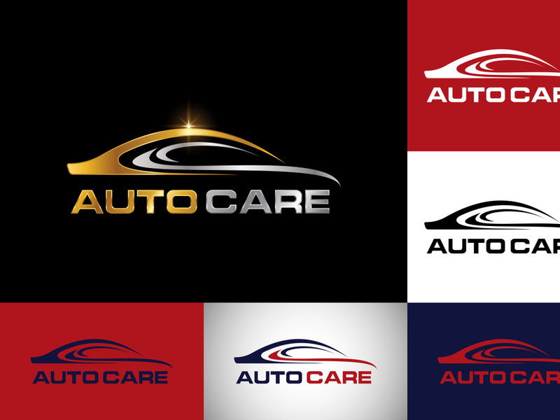 Abstract car logo sign symbol for automotive company