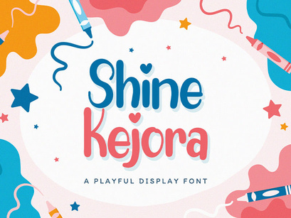 Shine Kejora - Playful Display Font