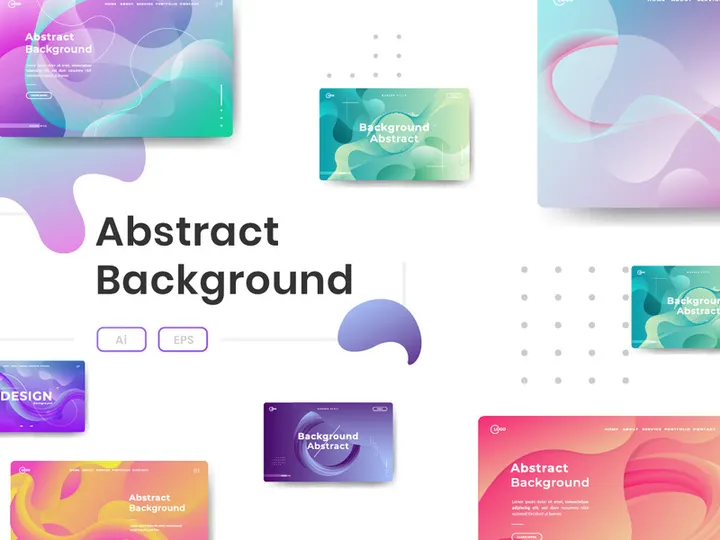 Liquid color background design