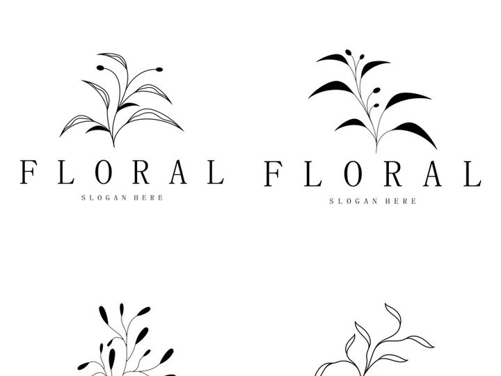 Elegant floral and leaf frame. Delicate botanical vector illustration for labels, spas, corporate identity, and wedding invitations
