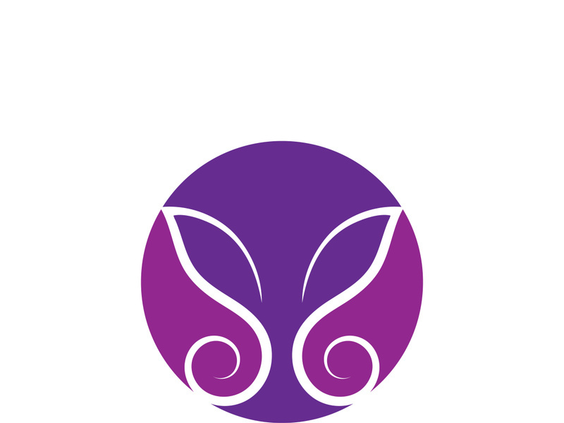 Beauty butterfly vector icon design