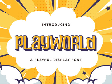 Playworld - Playful Display Font preview picture