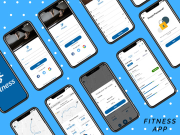 Fitness App UI Kit preview picture